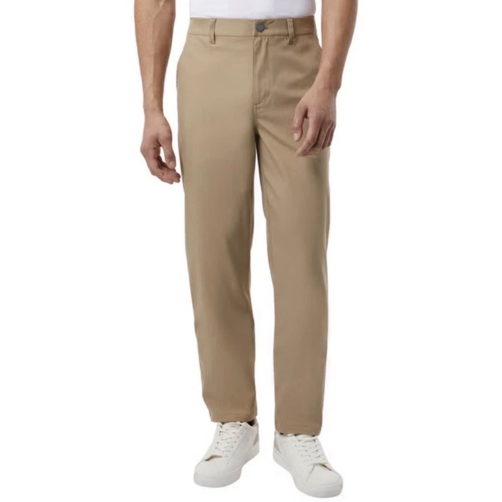 NWT 32 Degrees Cool Mens Regular Fit Stretch Pant Tan Flex Waist 32x34 Golf Tech